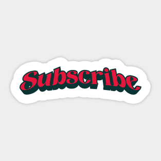 Subscribe Sticker